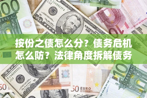 济南按份之债怎么分？债务危机怎么防？法律角度拆解债务分配与风险自保指南