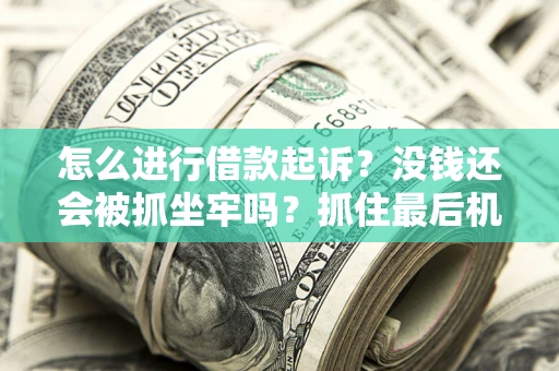 济南怎么进行借款起诉？没钱还会被抓坐牢吗？抓住最后机会！
