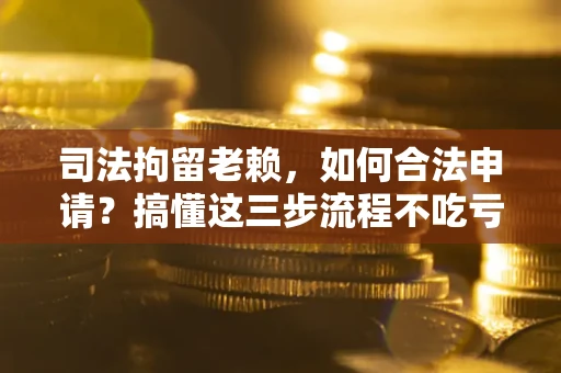 济南司法拘留老赖，如何合法申请？搞懂这三步流程不吃亏！