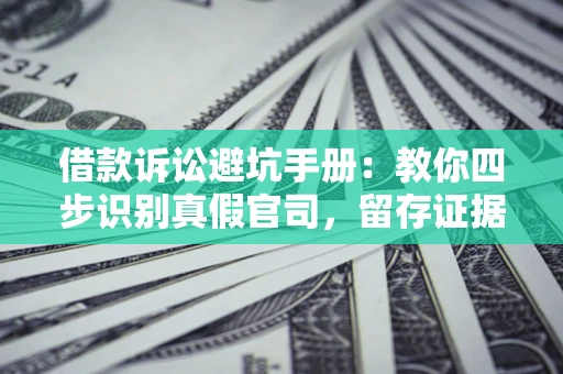 济南借款诉讼避坑手册：教你四步识别真假官司，留存证据不踩雷