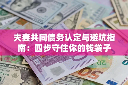 济南夫妻共同债务认定与避坑指南：四步守住你的钱袋子
