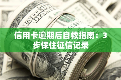 济南信用卡逾期后自救指南：3步保住征信记录