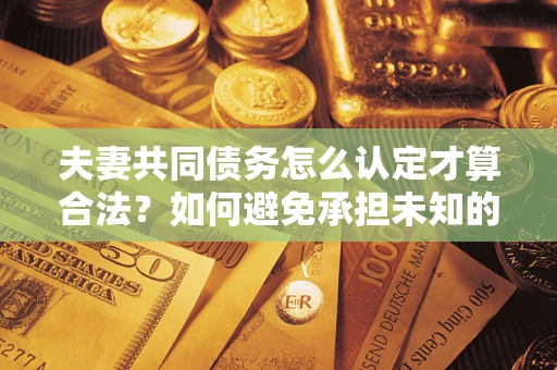 济南夫妻共同债务怎么认定才算合法？如何避免承担未知的债务风险？